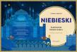 Niebieski. Ilustrowana historia koloru. Autor: Valentini Cristiana. Dadada.pl Okładka książki Niebieski. Ilustrowana historia koloru