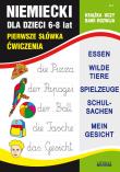 Niemiecki dla dzieci. 6-8 lat. Autor: Basse Monika, Bednarska Joanna. Dadada.pl Okładka książki Niemiecki dla dzieci. 6-8 lat