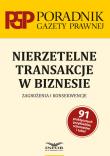 Nierzetelne transakcje w biznesie. Autor: Radosław Borowski, Marcin Kopczyk. Dadada.pl Okładka książki Nierzetelne transakcje w biznesie