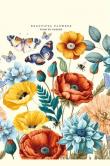 Opakowanie Notatnik 105x165/64K linia kwiaty i motyle FRESH