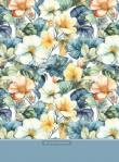 Opakowanie Notatnik 145x197/48K kratka kwiaty FRESH