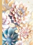 Opakowanie Notatnik 145x197/64K kratka kwiaty FRESH