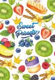 Opakowanie Notatnik ozdobny 128x165/64K linia Owoce