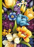 Opakowanie Notatnik ozdobny 143x200/48K kratka TW Flora