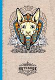 Opakowanie Notatnik ozdobny 143x210/64K kratka Kot Faraon