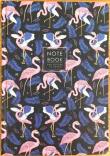 Opakowanie Notatnik ozdobny A5/64K kratka TW Flamingi