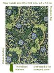 Opakowanie Notatnik quatro linia TW Wodorosty William Morris