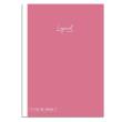 Opakowanie Notatnik z naklejkami B5 linia 7mm różowy