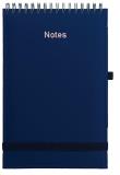 Opakowanie Notes A5 Vivella na spirali z gumką granatowy