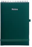 Opakowanie Notes A5 Vivella na spirali z gumką zielony