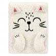 Opakowanie Notes B6 pluszowy white cat