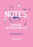 Okładka książki Notes do nauki języków obcych różowy