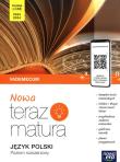 Nowa Teraz matura Język polski. Vademecum ZR. Autor: Hanna Moszczeńska, Marianna Gutowska, Zofia Kołos. Dadada.pl Okładka książki Nowa Teraz matura Język polski. Vademecum ZR