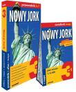 Nowy Jork 3w1: przewodnik + atlas + mapa w.2025. Autor: Katarzyna Byrtek. Dadada.pl Okładka książki Nowy Jork 3w1: przewodnik + atlas + mapa w.2025