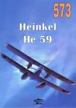 Nr 573 Heinkel He 59. Autor: Janusz Ledwoch. Dadada.pl Okładka książki Nr 573 Heinkel He 59