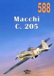 Nr 588 Macchi C. 205. Autor: Janusz Ledwoch. Dadada.pl Okładka książki Nr 588 Macchi C. 205