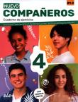 Nuevo Compañeros 4  Cuaderno de ejercicios. Autor: Castro Francisca, Rebollo Begoña. Dadada.pl Okładka książki Nuevo Compañeros 4  Cuaderno de ejercicios