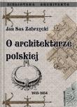 Okładka książki O architekturze polskiej