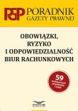 Obowiązki ryzyko i odpowiedzialność biur rachunkowych. Wydawca: Infor. Dadada.pl Opakowanie Obowiązki ryzyko i odpowiedzialność biur rachunkowych
