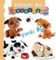 Obrazki dla maluchów - Pieski. Autor: Beaumont Emilie, Nathalie Belineau. Dadada.pl Okładka książki Obrazki dla maluchów - Pieski