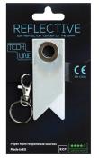 Opakowanie Odblaskowy breloczek Tech Line - Biała klapka