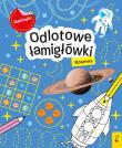Odlotowe łamigłówki z naklejkami. Kosmos. Autor: Opracowanie zbiorowe. Dadada.pl Okładka książki Odlotowe łamigłówki z naklejkami. Kosmos