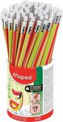 Opakowanie Ołówek z gumką Kidy Learn Grip HB (72szt) MAPED