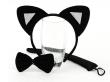 Opakowanie Opaska kot z muszką i ogonem