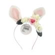 Opakowanie Opaska uszy królika z kwiatami