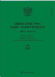 Okładka książki Orzecznictwo Sądu Najwyższego 10/2022