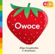 Owoce. Akademia mądrego dziecka. Moja książeczka z okienkami. Autor: Opracowanie zbiorowe. Dadada.pl Okładka książki Owoce. Akademia mądrego dziecka. Moja książeczka z okienkami