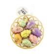 Opakowanie Ozdobne jajka kolorowe w koszyczku 9szt