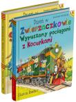 Pakiet Dzień w Zwierzaczkowie Wyruszamy pociągami z Kocurkami / Strażacy przy pracy. Autor: Rentta Sharon. Dadada.pl Okładka książki Pakiet Dzień w Zwierzaczkowie Wyruszamy pociągami z Kocurkami / Strażacy przy pracy