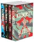 Pakiet ETNOKRYMINAŁY: Śleboda / Pionek / Kamień / Mara. Autor: Małgorzata Kuźmińska, Michał Kuźmiński. Dadada.pl Okładka książki Pakiet ETNOKRYMINAŁY: Śleboda / Pionek / Kamień / Mara