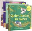 Pakiet Jeden hamak dla dwóch / Głowa do góry! / Razem na scenę! / Jaki trudny wybór!. Autor: Shoshana Stopek, Gal Weizman, Bryan Patrick Avery. Dadada.pl Okładka książki Pakiet Jeden hamak dla dwóch / Głowa do góry! / Razem na scenę! / Jaki trudny wybór!