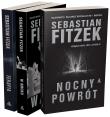 Pakiet Nocny powrót / W amoku / Terapia. Autor: Fitzek Sebastian. Dadada.pl Okładka książki Pakiet Nocny powrót / W amoku / Terapia