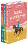 Pakiet: Ranczo Golden Horse 1-3. Autor: Lauren Brooke. Dadada.pl Okładka książki Pakiet: Ranczo Golden Horse 1-3