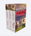 Pakiet: Warkocz spleciony z kwiatów / Uzdrowicielka / Wybory serca. Autor: Krawczyk Agnieszka. Dadada.pl Okładka książki Pakiet: Warkocz spleciony z kwiatów / Uzdrowicielka / Wybory serca