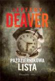 Październikowa lista DL. Autor: Deaver Jeffery. Dadada.pl Okładka książki Październikowa lista DL