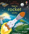 Peep Inside How a Rocket Works. Autor: Lara Bryan. Dadada.pl Okładka książki Peep Inside How a Rocket Works