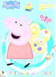 Okładka książki Peppa Pig. Kolorowe jak motyle