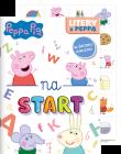 Peppa Pig. Na start… 6. Litery z Peppą. Autor: Opracowanie zbiorowe. Dadada.pl Okładka książki Peppa Pig. Na start… 6. Litery z Peppą