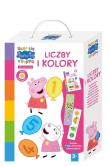 Okładka książki Peppa Pig. Uczę się z Peppą. Liczby i kolory