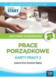 Pewny start Aktywni zawodowo Prace porządkowe KP 2. Autor: Joanna Hryń, Krystyna Rapiej, Gajda Robert. Dadada.pl Okładka książki Pewny start Aktywni zawodowo Prace porządkowe KP 2