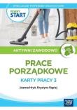 Pewny start Aktywni zawodowo Prace porządkowe KP 3. Autor: Joanna Hryń, Krystyna Rapiej, Gajda Robert. Dadada.pl Okładka książki Pewny start Aktywni zawodowo Prace porządkowe KP 3