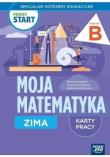 Pewny start. Moja matematyka Zima KP poz.B. Autor: Kowalska Bożena, Krasnodębska Joanna, Agnieszka Mokrzycka. Dadada.pl Okładka książki Pewny start. Moja matematyka Zima KP poz.B