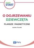 Pewny start.O dojrzewaniu.Dziewczęta Plansze magne. Autor: Izabela Fornalik. Dadada.pl Okładka książki Pewny start.O dojrzewaniu.Dziewczęta Plansze magne