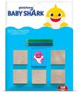 Opakowanie Pieczątki Baby Shark 5 sztuk