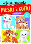 Okładka książki Pieski i kotki. Moja kolorowanka