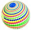 Opakowanie Piłka groszki 23cm